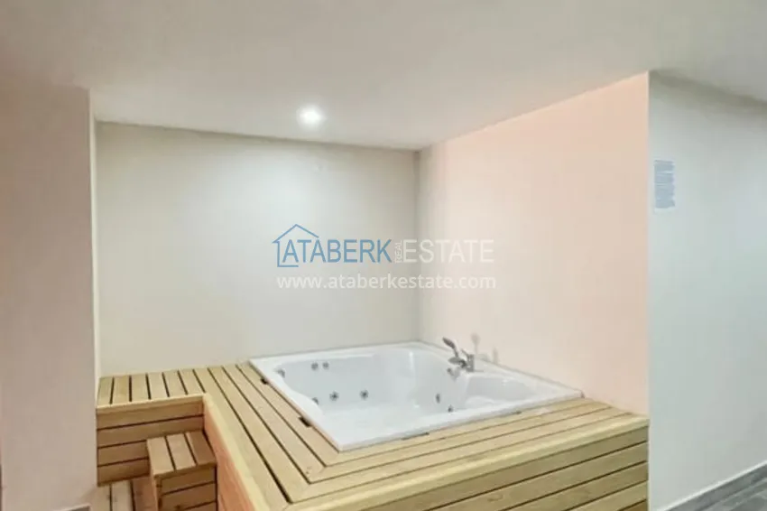 Apartament z jedną sypialnią pod klucz z widokiem na góry w nowoczesnym kompleksie mieszkalnym — Alanya, dzielnica Mahmutlar 7 