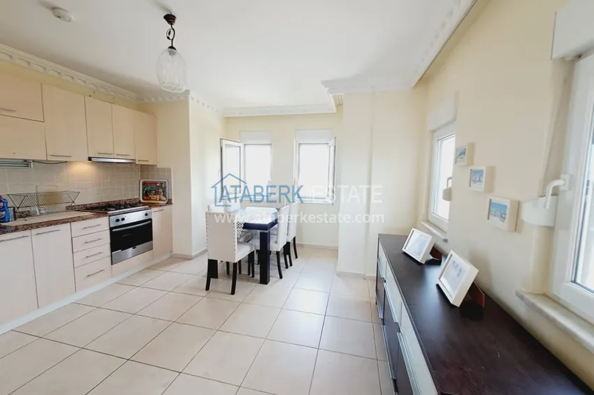 Kupuj  Dwupoziomowy apartament z meblami, oddzielną kuchnią i widokiem na morze - Alanya, dzielnica Turkler 12 