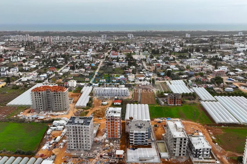 Nowy projekt kompleksu mieszkalnego w niskiej zabudowie w Antalyi - Altintash 6 