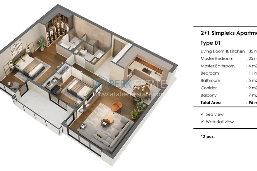 Kupuj taniej Elitarny kompleks mieszkaniowy w Antalyi, dzielnica Lara. Apartamenty premium znanej na całym świecie sieci hoteli 2 