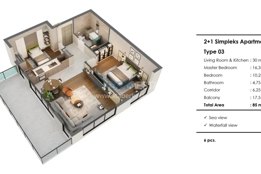 Kupuj taniej Elitarny kompleks mieszkaniowy w Antalyi, dzielnica Lara. Apartamenty premium znanej na całym świecie sieci hoteli 4 