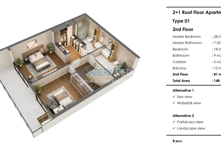 Kupuj taniej Elitarny kompleks mieszkaniowy w Antalyi, dzielnica Lara. Apartamenty premium znanej na całym świecie sieci hoteli 10 