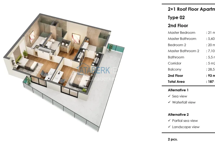 Kupuj taniej Elitarny kompleks mieszkaniowy w Antalyi, dzielnica Lara. Apartamenty premium znanej na całym świecie sieci hoteli 12 