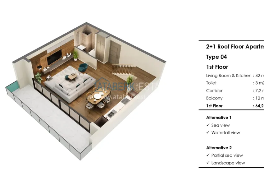 Kupuj taniej Elitarny kompleks mieszkaniowy w Antalyi, dzielnica Lara. Apartamenty premium znanej na całym świecie sieci hoteli 15 