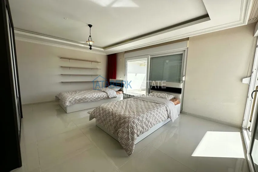 Kupuj  Dwupoziomowy penthouse z meblami i widokiem na morze. Dzielnica Tosmur, Alanya 12 