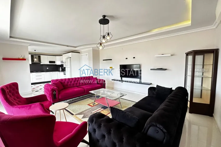 Kupuj  Dwupoziomowy penthouse z meblami i widokiem na morze. Dzielnica Tosmur, Alanya 4 