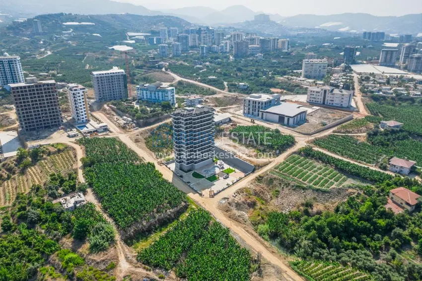 Gotowy apartament z jedną sypialnią w nowym kompleksie - dzielnica Mahmutlar, Alanya 1 