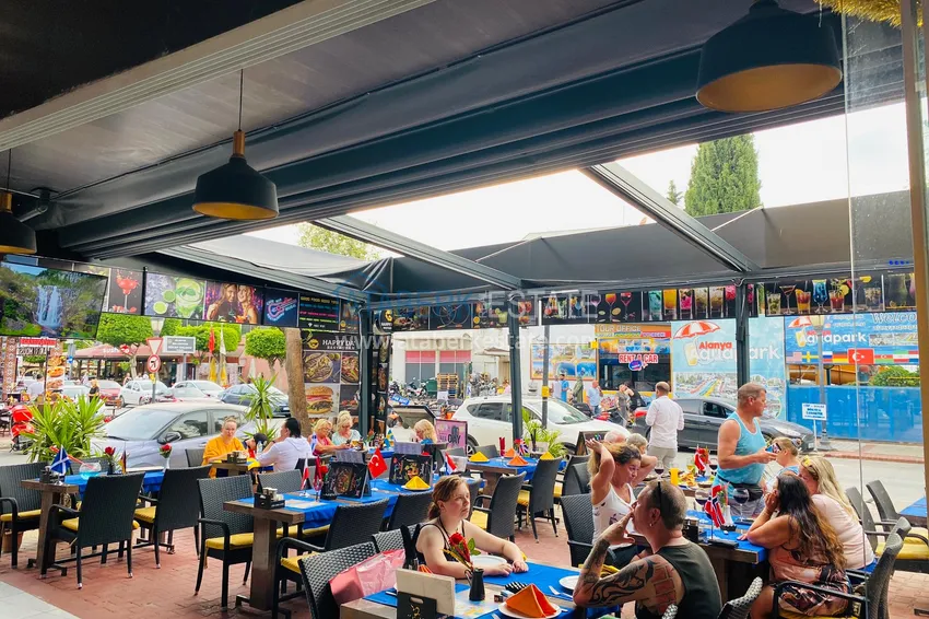 Gotowy biznes z gwarantowanym dochodem. Kawiarnia w centrum Alanya, dzielnica Damlataş 15 
