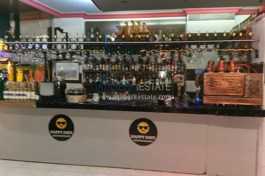 Gotowy biznes z gwarantowanym dochodem. Kawiarnia w centrum Alanya, dzielnica Damlataş 18 