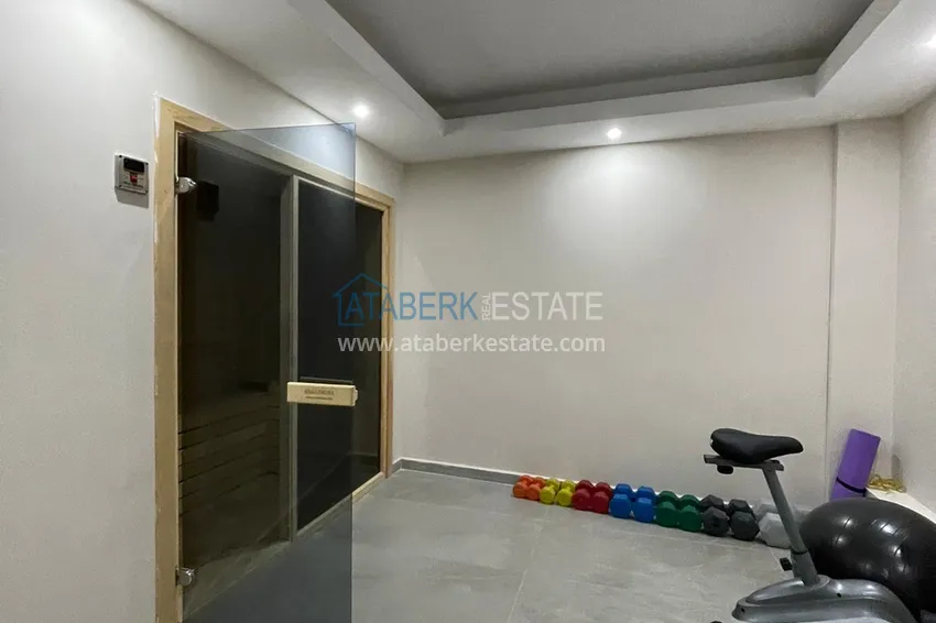 Apartament 1+1 w centrum Alanyi w nowym nowoczesnym kompleksie - plaża Kleopatra 11 