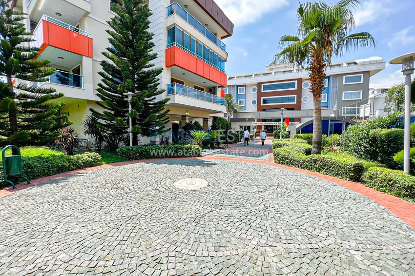 Umeblowane mieszkanie z dwiema sypialniami w nowoczesnym kompleksie, dzielnica Oba, Alanya 12 