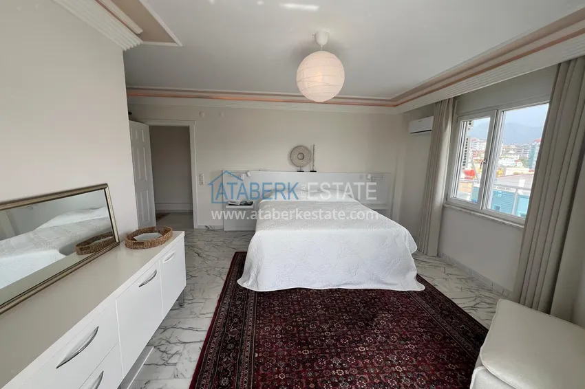 Kupuj  Apartament liniowy 3+1 z meblami, widokiem na morze i góry na plaży - Tosmur, Alanya 12 