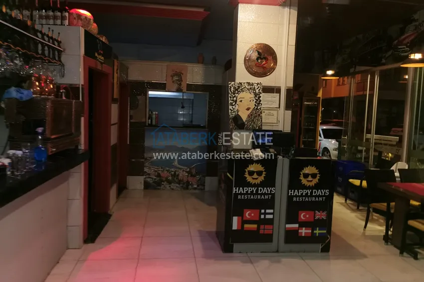 Gotowy biznes z gwarantowanym dochodem. Kawiarnia w centrum Alanya, dzielnica Damlataş 20 