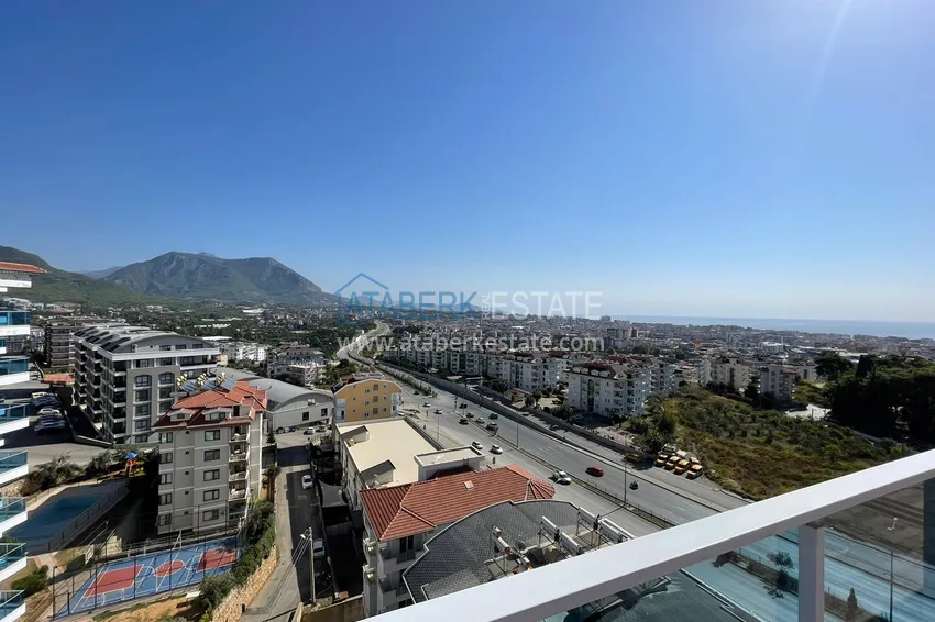 Kupuj  Luksusowy duplex z meblami, basenem i panoramicznym widokiem w Cikcilli, Alanya 17 