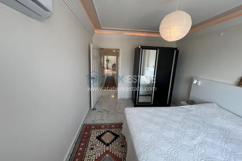 Kupuj  Apartament liniowy 3+1 z meblami, widokiem na morze i góry na plaży - Tosmur, Alanya 15 