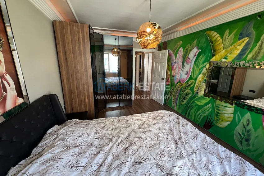 Kupuj  Umeblowany apartament 3+1 z otwartym widokiem na morze, odpowiedni do pozwolenia na pobyt i obywatelstwo - Tosmur, Alanya 17 
