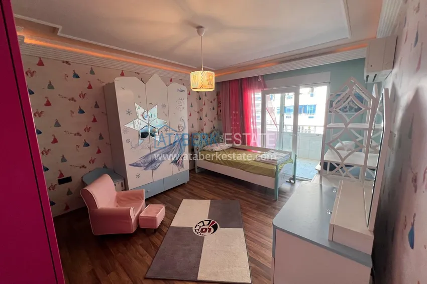 Kupuj  Umeblowany apartament 3+1 z otwartym widokiem na morze, odpowiedni do pozwolenia na pobyt i obywatelstwo - Tosmur, Alanya 18 