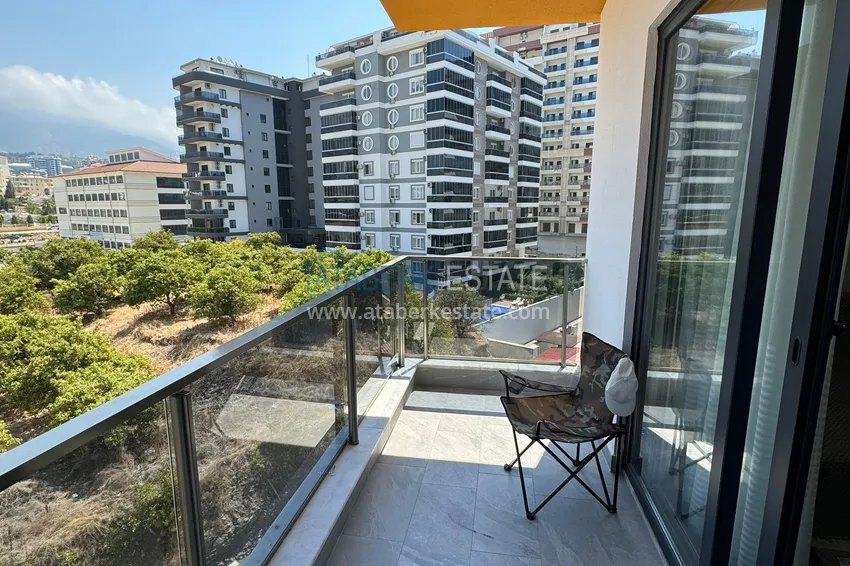 Kupuj  Apartament 1+1 z nowymi meblami i widokiem na góry w nowoczesnym kompleksie - dzielnica Mahmutlar, Alanya 18 