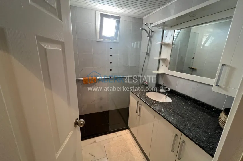 Kupuj  Apartament liniowy 3+1 z meblami, widokiem na morze i góry na plaży - Tosmur, Alanya 17 
