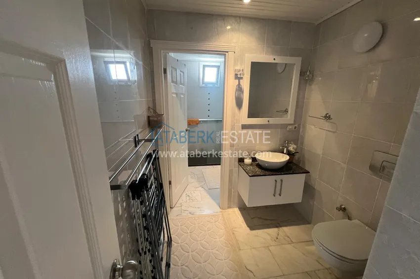 Kupuj  Apartament liniowy 3+1 z meblami, widokiem na morze i góry na plaży - Tosmur, Alanya 18 