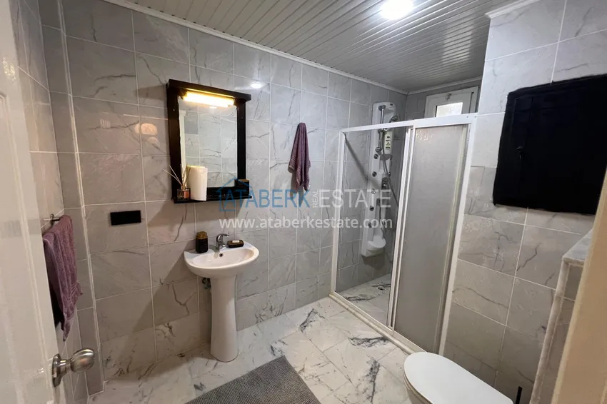 Kupuj  Umeblowany apartament 3+1 z otwartym widokiem na morze, odpowiedni do pozwolenia na pobyt i obywatelstwo - Tosmur, Alanya 21 