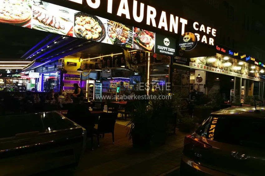 Gotowy biznes z gwarantowanym dochodem. Kawiarnia w centrum Alanya, dzielnica Damlataş 1 