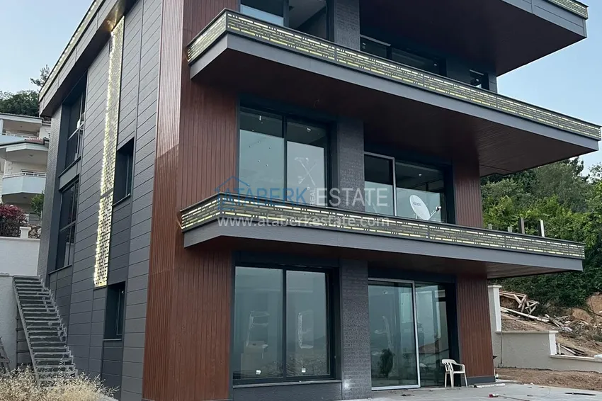 Stylowy projekt na ostatnim etapie budowy w centrum Alanyi, dzielnicy Hasbahce 3 