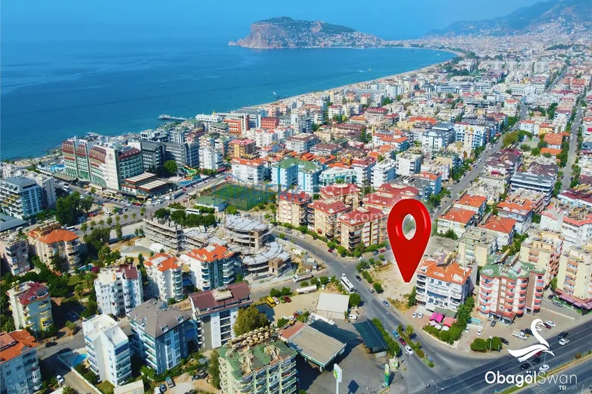 Nowy projekt kompleksu mieszkalnego w Oba - Alanya. 3-letni plan ratalny 1 
