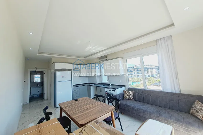 Kupuj  Jednopokojowy apartament z nowymi meblami i widokiem na góry - dzielnica Oba, Alanya 2 