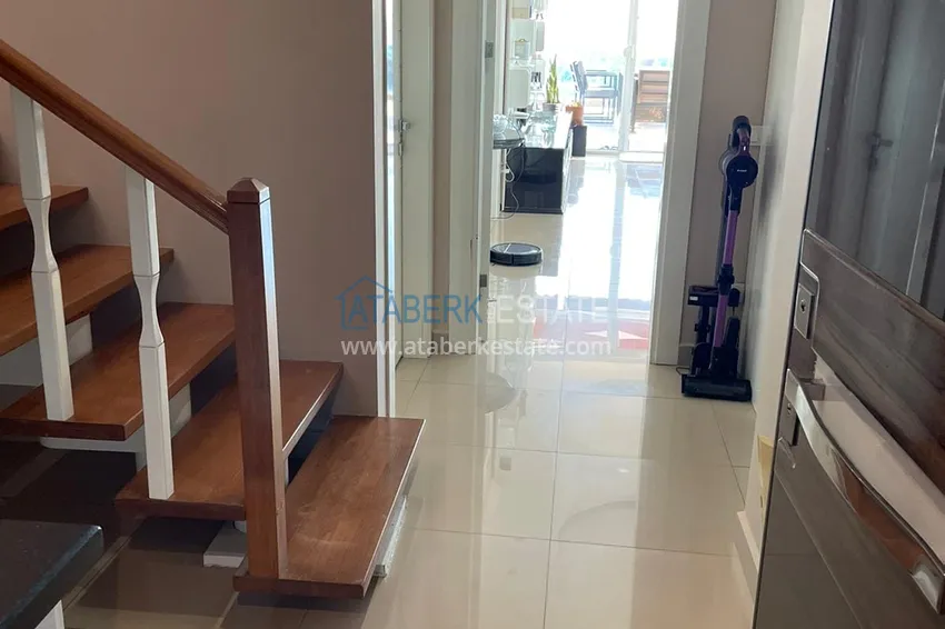 Kupuj  Luksusowy duplex z meblami, basenem i panoramicznym widokiem w Cikcilli, Alanya 1 