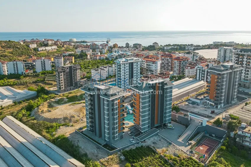 Dobrze wykończone apartamenty w komfortowym kompleksie — Alanya, dzielnica Avsallar 1 