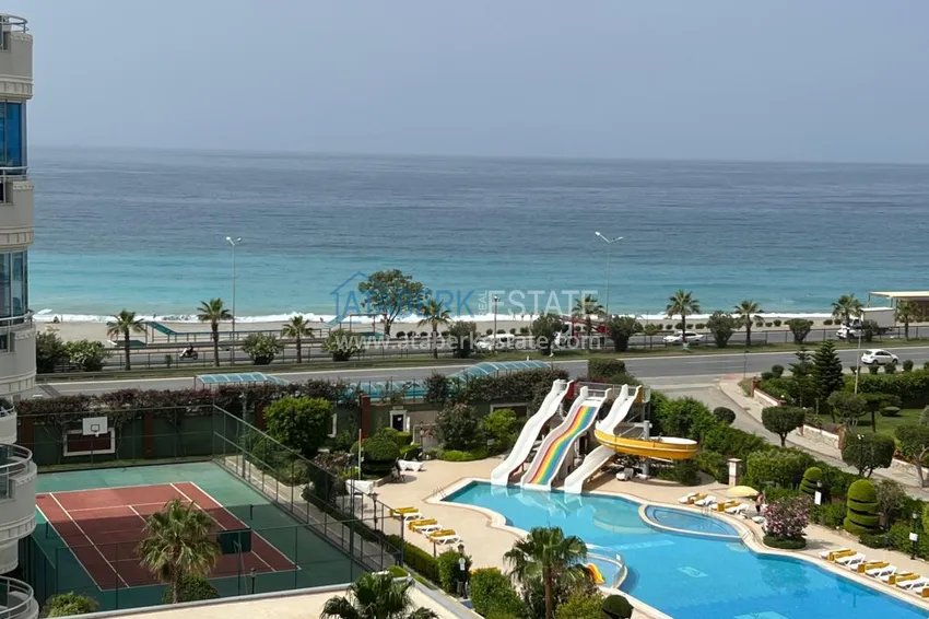 Kupuj  Apartament liniowy 3+1 z meblami, widokiem na morze i góry na plaży - Tosmur, Alanya 22 