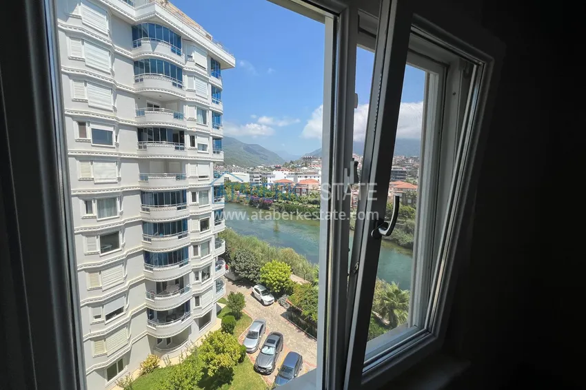 Kupuj  Umeblowany apartament 3+1 z otwartym widokiem na morze, odpowiedni do pozwolenia na pobyt i obywatelstwo - Tosmur, Alanya 24 