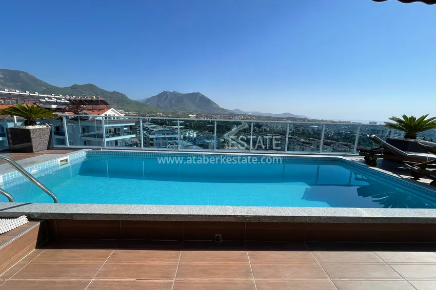 Kupuj  Luksusowy duplex z meblami, basenem i panoramicznym widokiem w Cikcilli, Alanya 28 