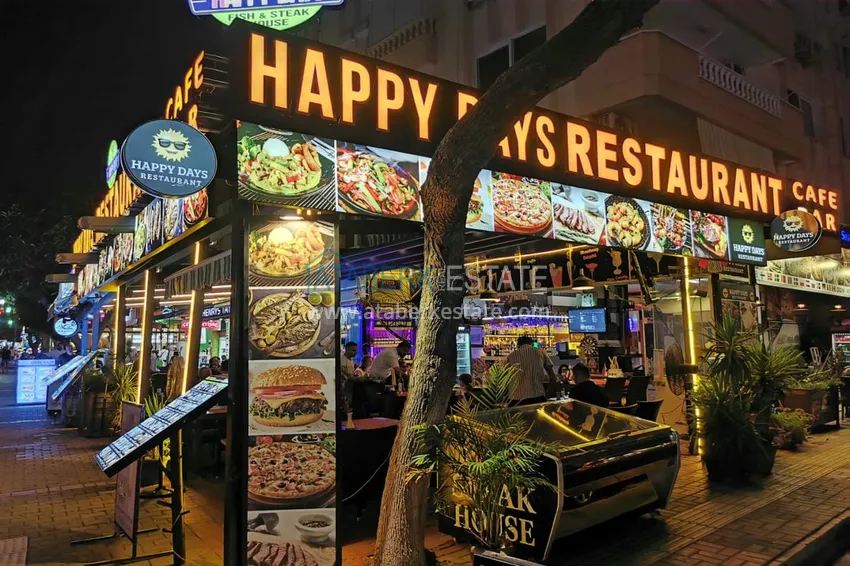 Gotowy biznes z gwarantowanym dochodem. Kawiarnia w centrum Alanya, dzielnica Damlataş 2 