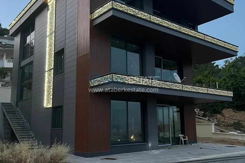 Stylowy projekt na ostatnim etapie budowy w centrum Alanyi, dzielnicy Hasbahce 4 