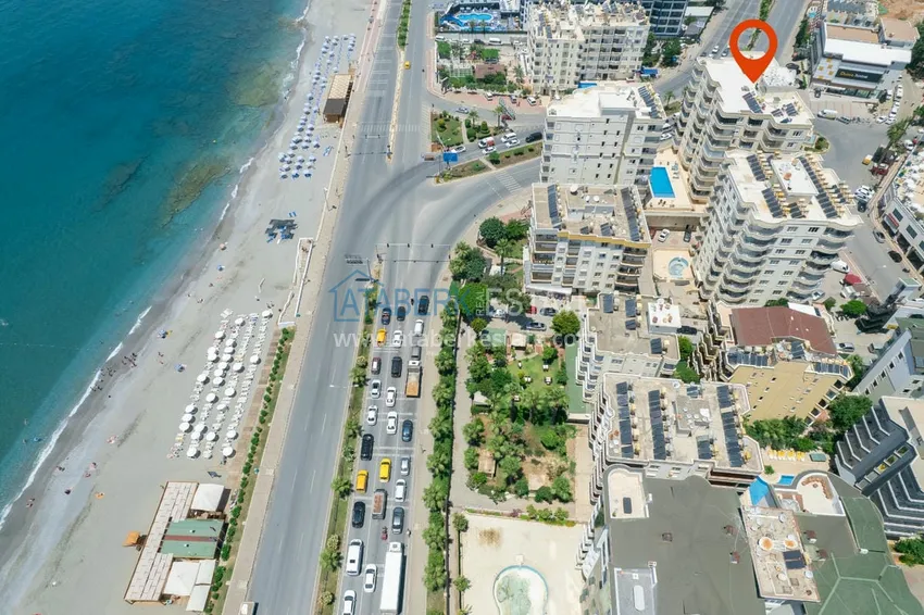Apartament z 2 sypialniami przy plaży - dzielnica Tosmur, Alanya 2 