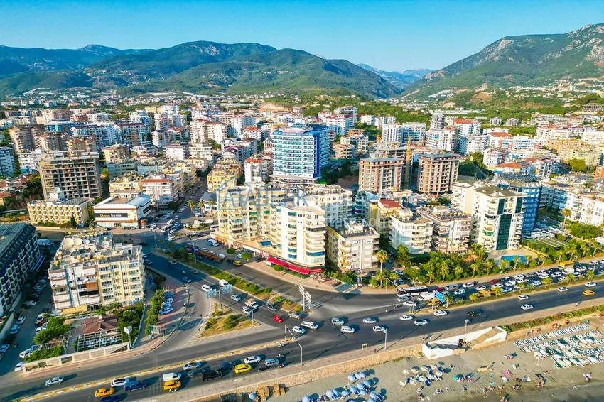Apartament z 2 sypialniami przy plaży - dzielnica Tosmur, Alanya 3 