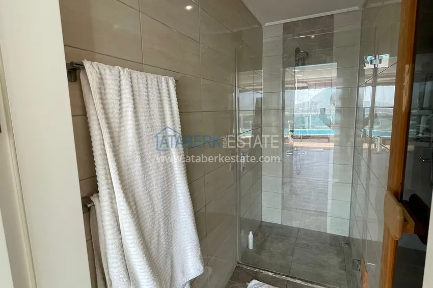 Kupuj  Luksusowy duplex z meblami, basenem i panoramicznym widokiem w Cikcilli, Alanya 38 
