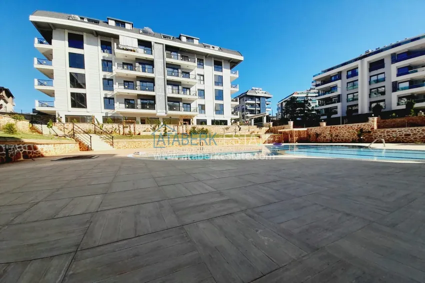 Gotowe trzypokojowe mieszkanie w nowym budynku - Alanya, dzielnica Oba 3 