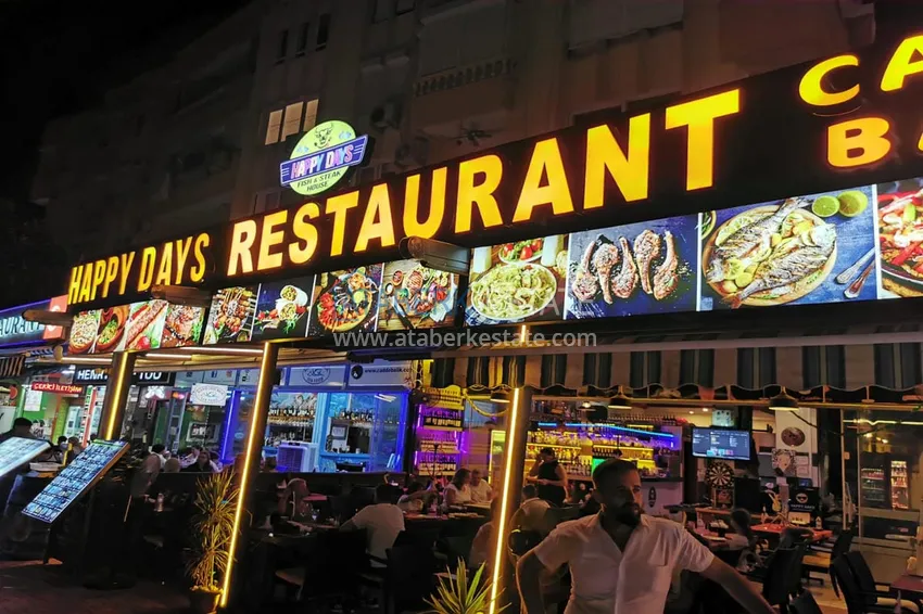 Gotowy biznes z gwarantowanym dochodem. Kawiarnia w centrum Alanya, dzielnica Damlataş 3 