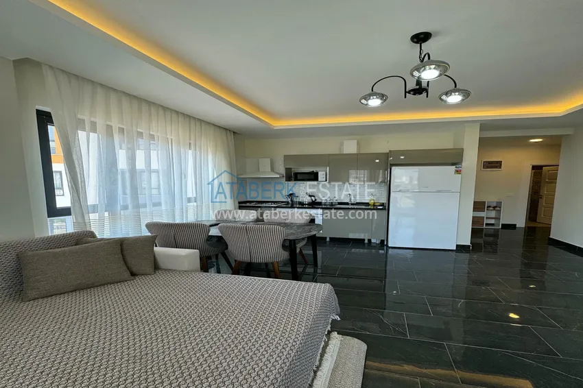 Kupuj  Apartament 1+1 z nowymi meblami i widokiem na góry w nowoczesnym kompleksie - dzielnica Mahmutlar, Alanya 4 