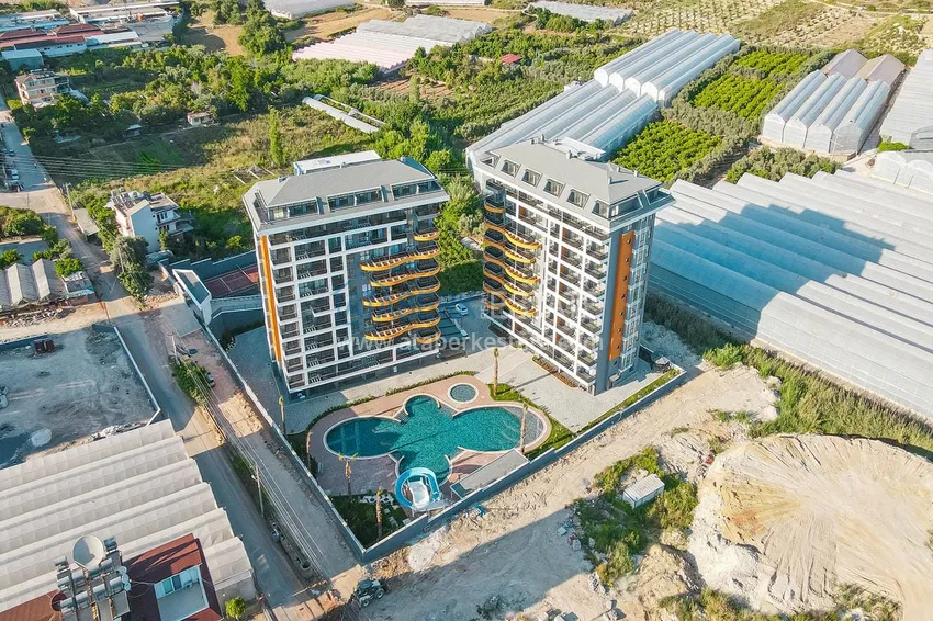 Dobrze wykończone apartamenty w komfortowym kompleksie — Alanya, dzielnica Avsallar 3 