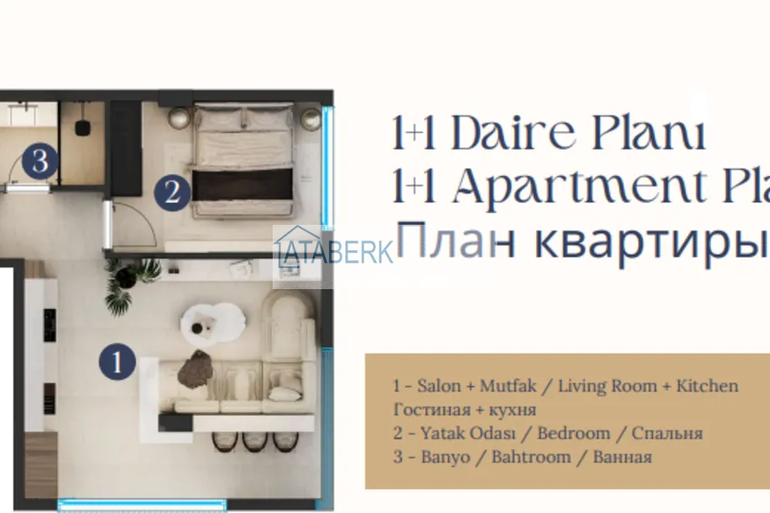 Kupuj taniej Rozpoczęcie sprzedaży! Projekt ołówkowy — kompleks komorowy w Fener, Antalya 3 
