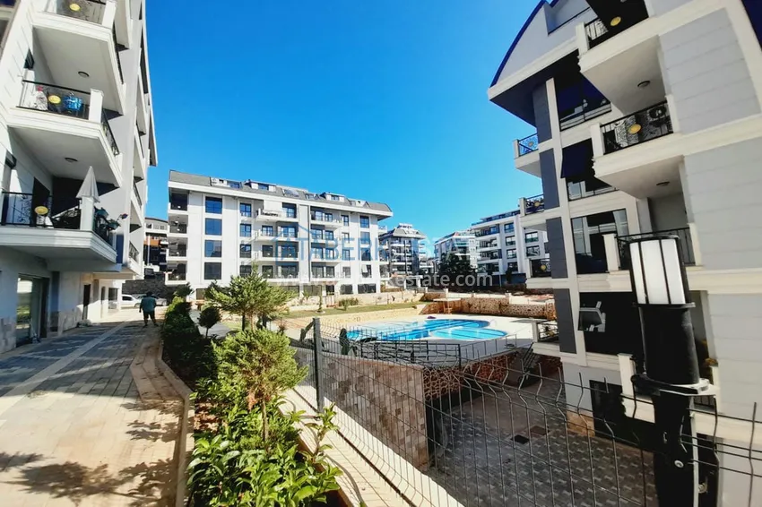 Gotowe trzypokojowe mieszkanie w nowym budynku - Alanya, dzielnica Oba 4 