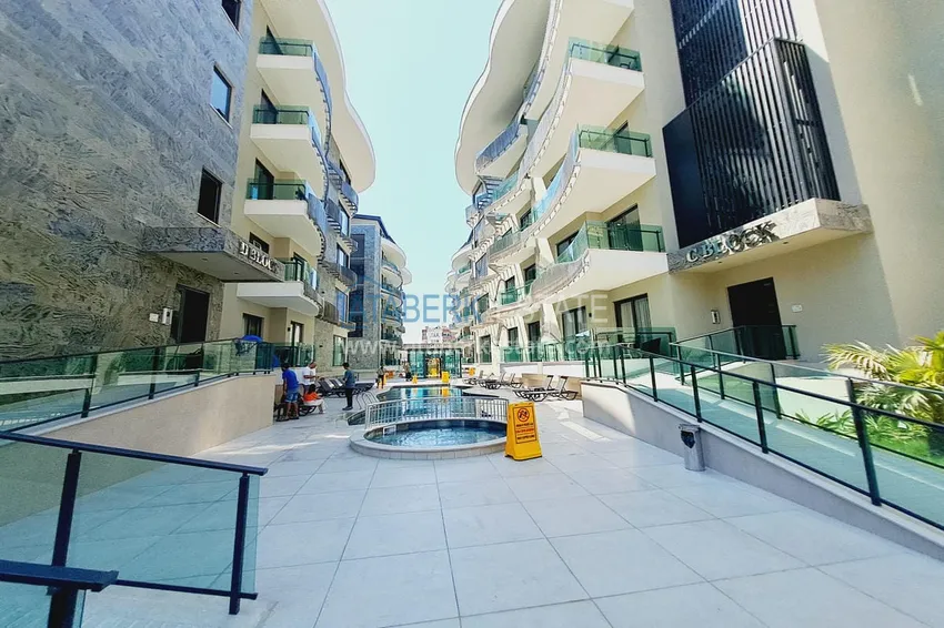 Apartamenty od właściciela w nowym budynku - centrum Alanyi, 150 metrów od plaży Keykubat. Nadaje się do wynajmu krótkoterminowego 4 