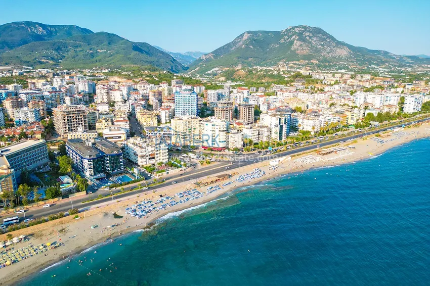 Apartament z 2 sypialniami przy plaży - dzielnica Tosmur, Alanya 7 