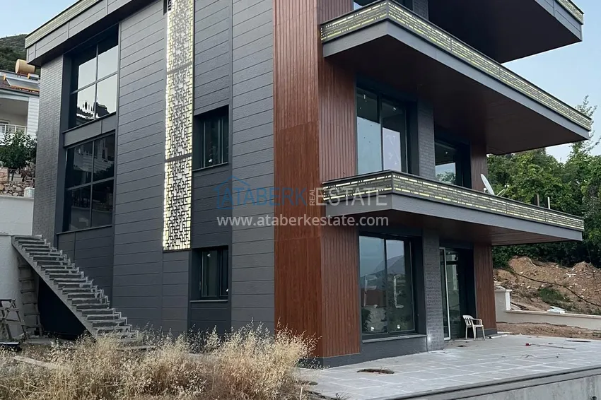 Stylowy projekt na ostatnim etapie budowy w centrum Alanyi, dzielnicy Hasbahce 7 