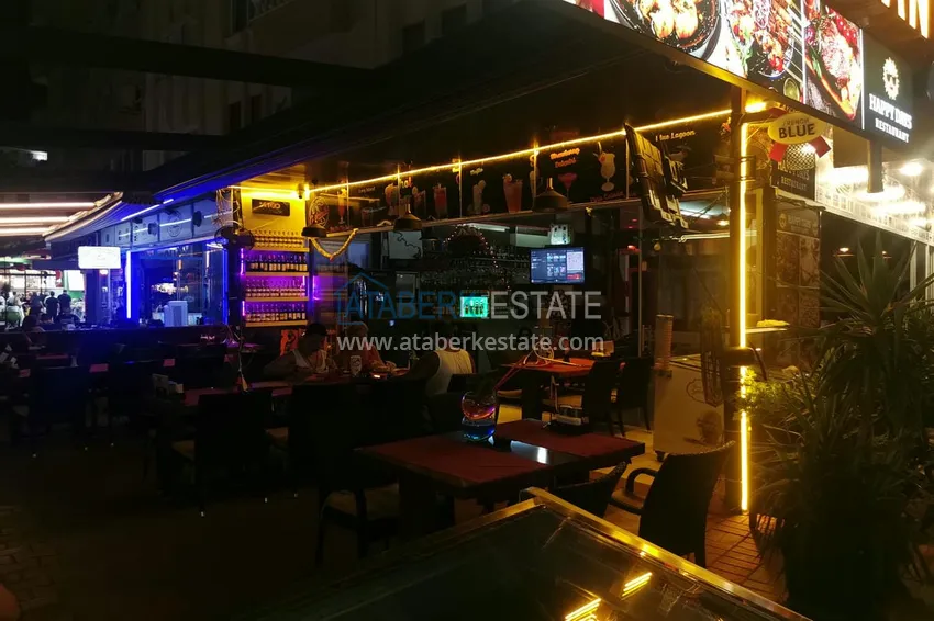 Gotowy biznes z gwarantowanym dochodem. Kawiarnia w centrum Alanya, dzielnica Damlataş 10 