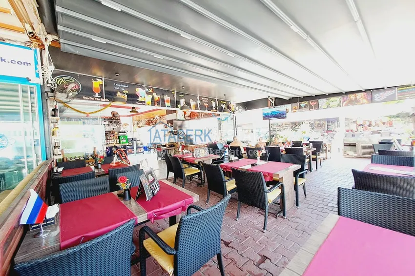 Gotowy biznes z gwarantowanym dochodem. Kawiarnia w centrum Alanya, dzielnica Damlataş 12 